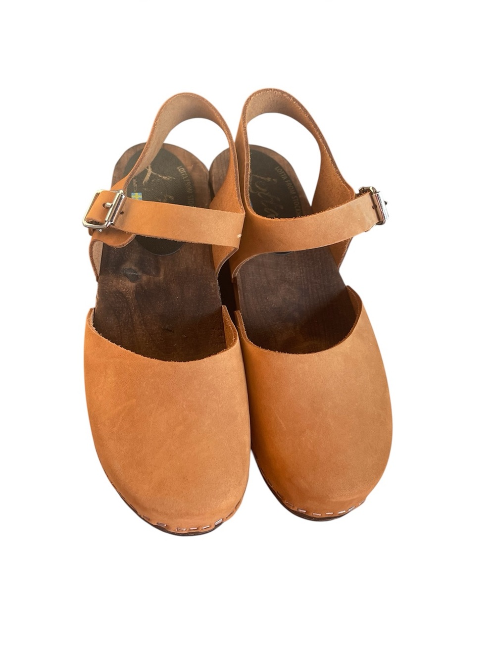 Lotta Clogs tan suede size 39 - Picture 4 of 6
